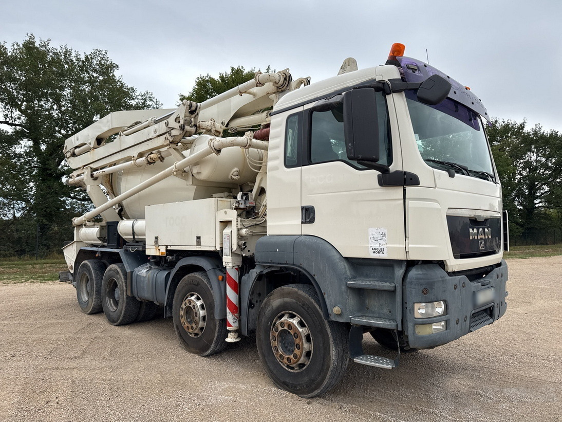 MAN TGS 32.400 8x4 Concrete Mixer Pump truck / 426 MTH !!! / 18 meters - شاحنة خلاطة خرسانة: صور 4 MAN TGS 32.400 8x4 Concrete Mixer Pump truck / 426 MTH !!! / 18 meters - شاحنة خلاطة خرسانة: صور 4