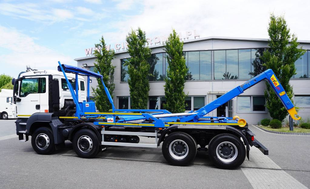 MAN TGS 35.400 8×4 HYVA LIFT 32.56 SE hooklift - شاحنة ذات الخطاف: صور 3 MAN TGS 35.400 8×4 HYVA LIFT 32.56 SE hooklift - شاحنة ذات الخطاف: صور 3