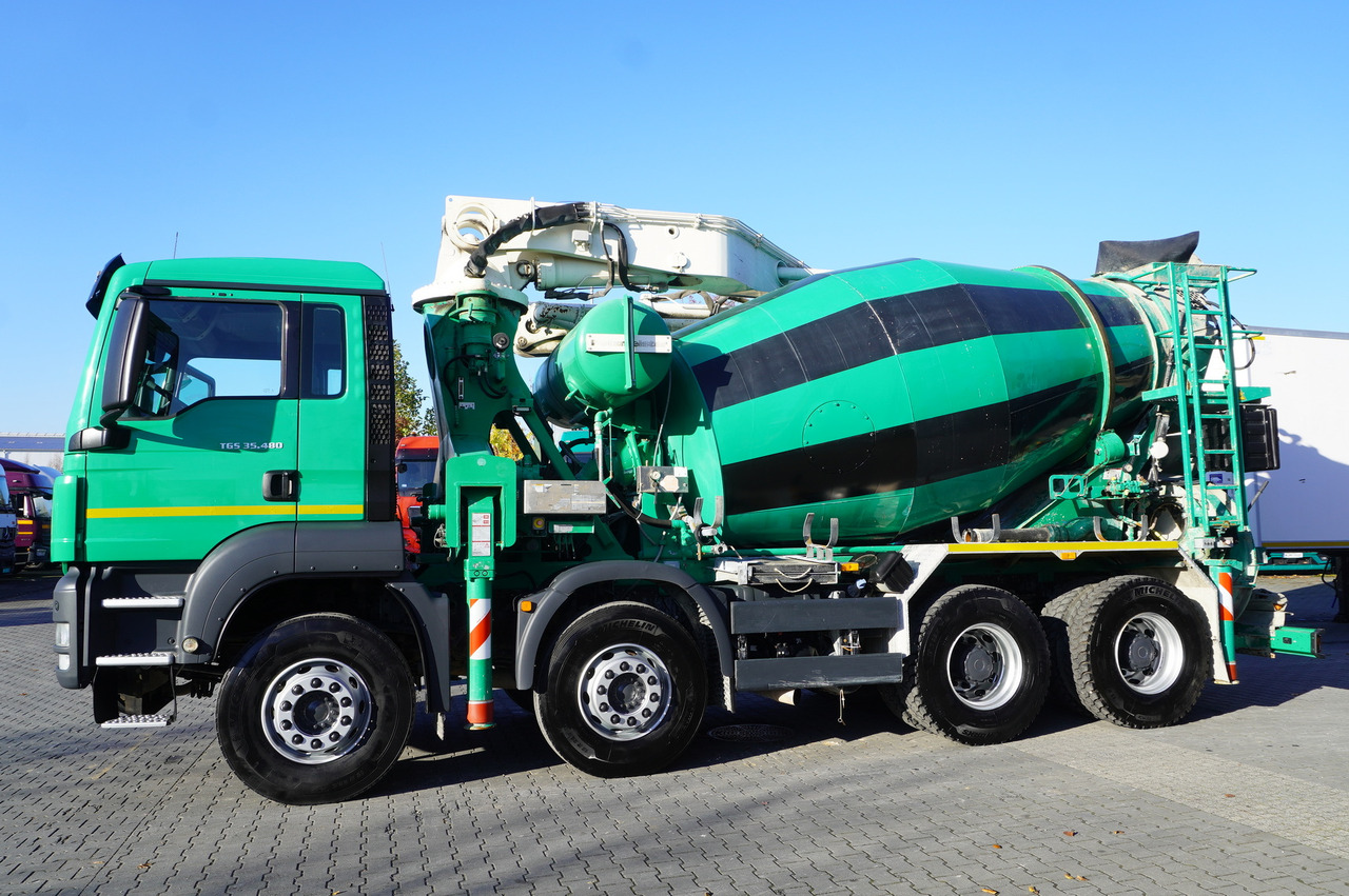 MAN TGS 35.480 8x4 Concrete Mixer Pump truck / Putzmeister M24-3 / 1600 MTH! - شاحنة خلاطة خرسانة: صور 3 MAN TGS 35.480 8x4 Concrete Mixer Pump truck / Putzmeister M24-3 / 1600 MTH! - شاحنة خلاطة خرسانة: صور 3