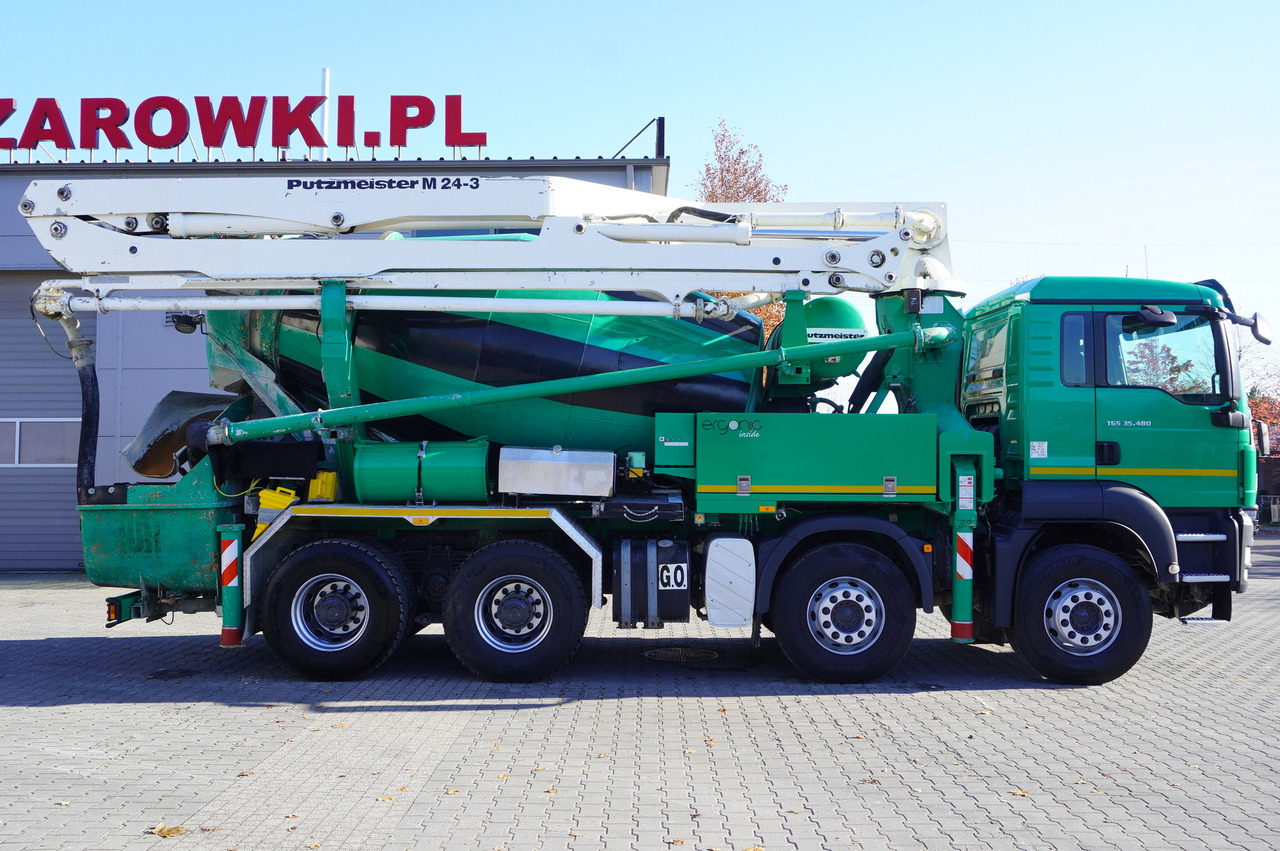 MAN TGS 35.480 8x4 Concrete Mixer Pump truck / Putzmeister M24-3 / 1600 MTH! - مضخة خرسانة: صور 5 MAN TGS 35.480 8x4 Concrete Mixer Pump truck / Putzmeister M24-3 / 1600 MTH! - مضخة خرسانة: صور 5
