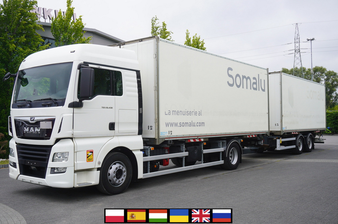 MAN TGX 18.430 / 18 EPAL box / Fruehauf 18 EPAL box trailer / 2021 - بصندوق مغلق شاحنة: صور 1 MAN TGX 18.430 / 18 EPAL box / Fruehauf 18 EPAL box trailer / 2021 - بصندوق مغلق شاحنة: صور 1