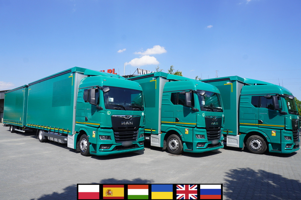 MAN TGX 18.470 / Trailer 19 EPAL / Curtainsider 19 EPAL / 2022 / Retarder / 15 units - شاحنة ستارة: صور 1 MAN TGX 18.470 / Trailer 19 EPAL / Curtainsider 19 EPAL / 2022 / Retarder / 15 units - شاحنة ستارة: صور 1