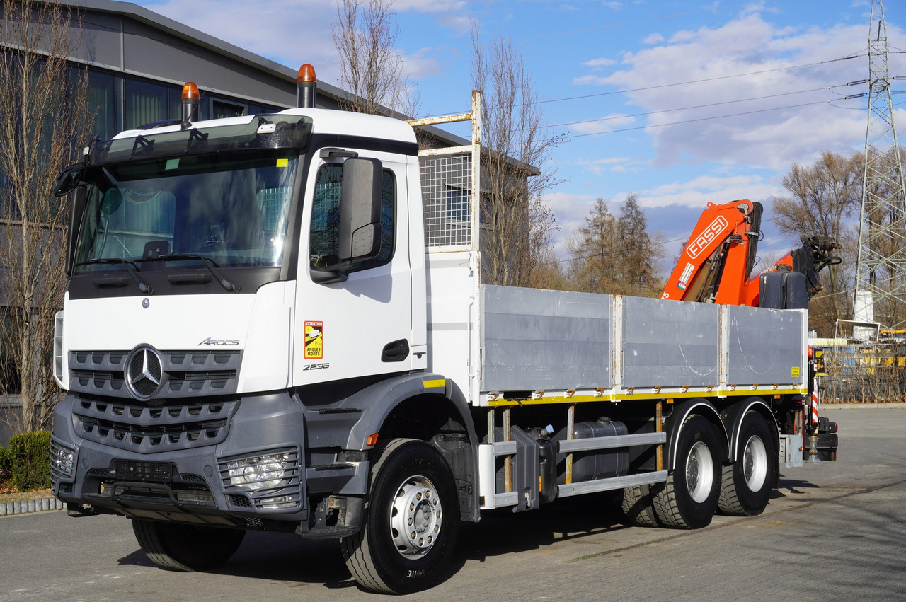 MERCEDES-BENZ AROCS 2636 Flatbed / HDS FASSI F175 7.7 T / 150,000 km - موبايل كرين: صور 2 MERCEDES-BENZ AROCS 2636 Flatbed / HDS FASSI F175 7.7 T / 150,000 km - موبايل كرين: صور 2