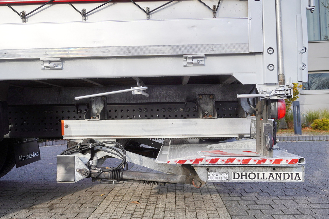 شاحنة ستارة MERCEDES-BENZ Actros 1835 E6 4×2 / Curtainsider 21 pallets / tail lift 1.5t: صور 21