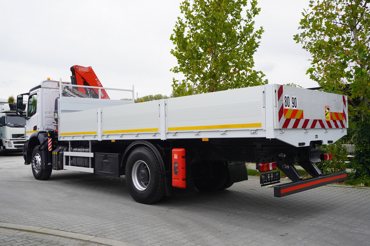 MERCEDES-BENZ Arocs 1830 / Flatbed 16 EPAL / HDS Fassi 155 / Reach 8 m / Load capacity 6160 kg - شاحنات مسطحة, شاحنة كرين: صور 5 MERCEDES-BENZ Arocs 1830 / Flatbed 16 EPAL / HDS Fassi 155 / Reach 8 m / Load capacity 6160 kg - شاحنات مسطحة, شاحنة كرين: صور 5