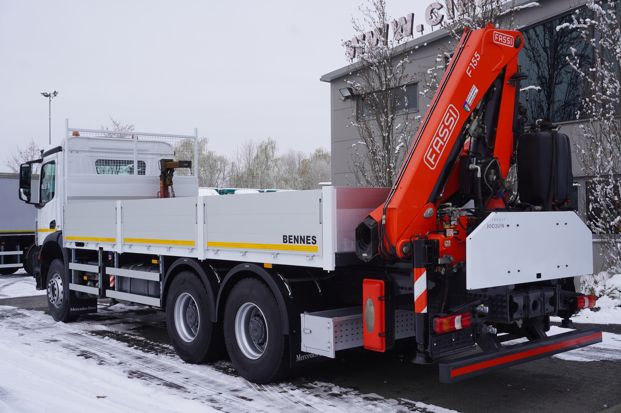 MERCEDES-BENZ Arocs 2633 flatbed truck / Crane FASSI F155A.0.23 / REMOTE CONTROL / 230,000 km - شاحنات مسطحة, شاحنة كرين: صور 3 MERCEDES-BENZ Arocs 2633 flatbed truck / Crane FASSI F155A.0.23 / REMOTE CONTROL / 230,000 km - شاحنات مسطحة, شاحنة كرين: صور 3