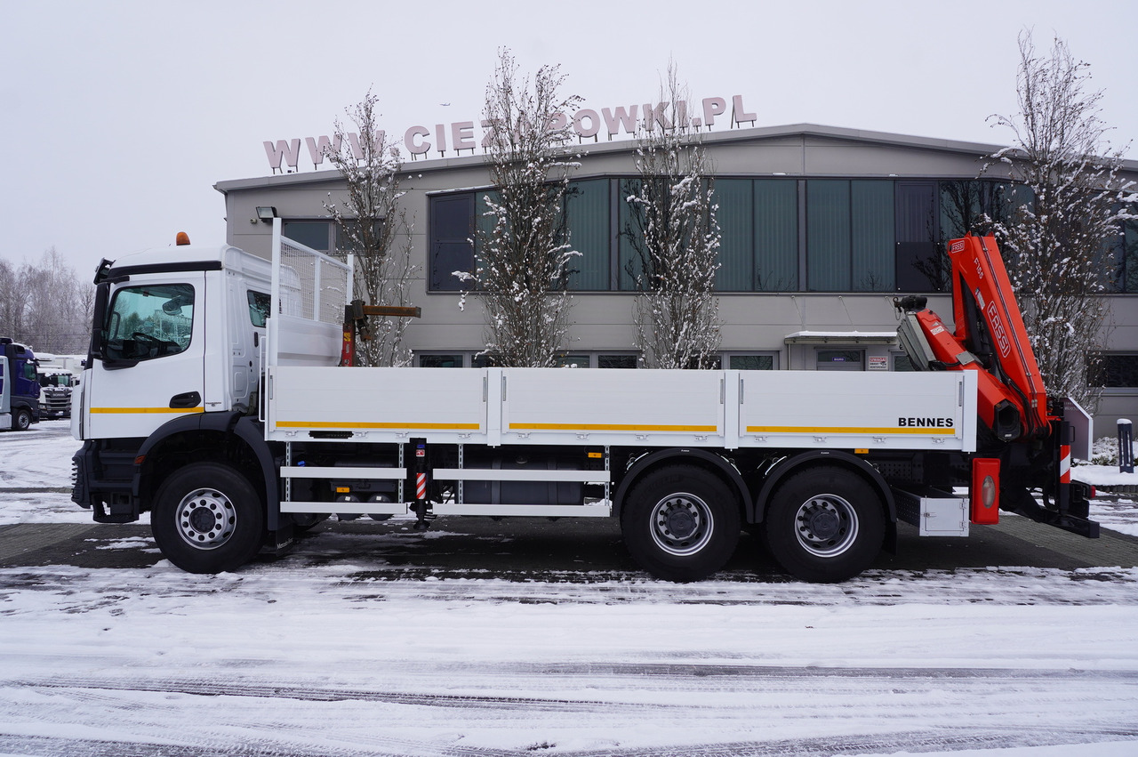 MERCEDES-BENZ Arocs 2633 flatbed truck / Crane FASSI F155A.0.23 / REMOTE CONTROL / 230,000 km - شاحنة كرين: صور 2 MERCEDES-BENZ Arocs 2633 flatbed truck / Crane FASSI F155A.0.23 / REMOTE CONTROL / 230,000 km - شاحنة كرين: صور 2