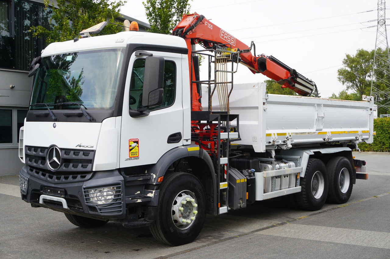 MERCEDES-BENZ Arocs 2636 / 6x4 / HDS Fassi / 3-Way Tipper / Bortmatic - قلابات, شاحنة كرين: صور 4 MERCEDES-BENZ Arocs 2636 / 6x4 / HDS Fassi / 3-Way Tipper / Bortmatic - قلابات, شاحنة كرين: صور 4