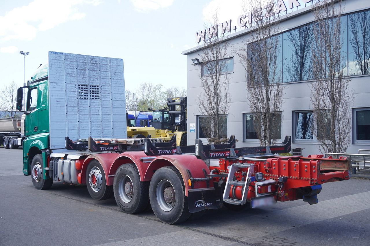 Mercedes-Benz Arocs 3563 8 × 4 / 630 HP / steered axle / Logging superstructure - شاحنة كرين: صور 5 Mercedes-Benz Arocs 3563 8 × 4 / 630 HP / steered axle / Logging superstructure - شاحنة كرين: صور 5