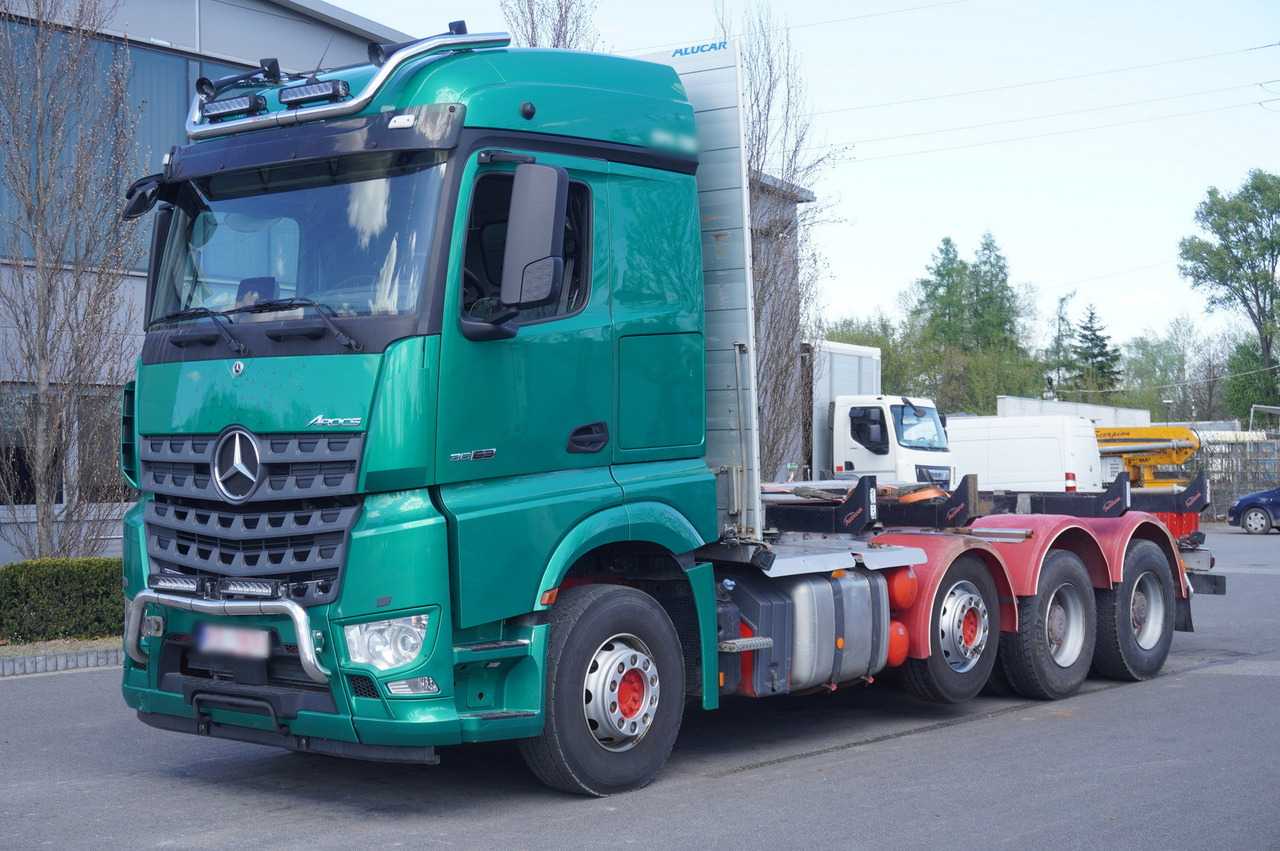 Mercedes-Benz Arocs 3563 8 × 4 / 630 HP / steered axle / Logging superstructure - شاحنة كرين: صور 3 Mercedes-Benz Arocs 3563 8 × 4 / 630 HP / steered axle / Logging superstructure - شاحنة كرين: صور 3