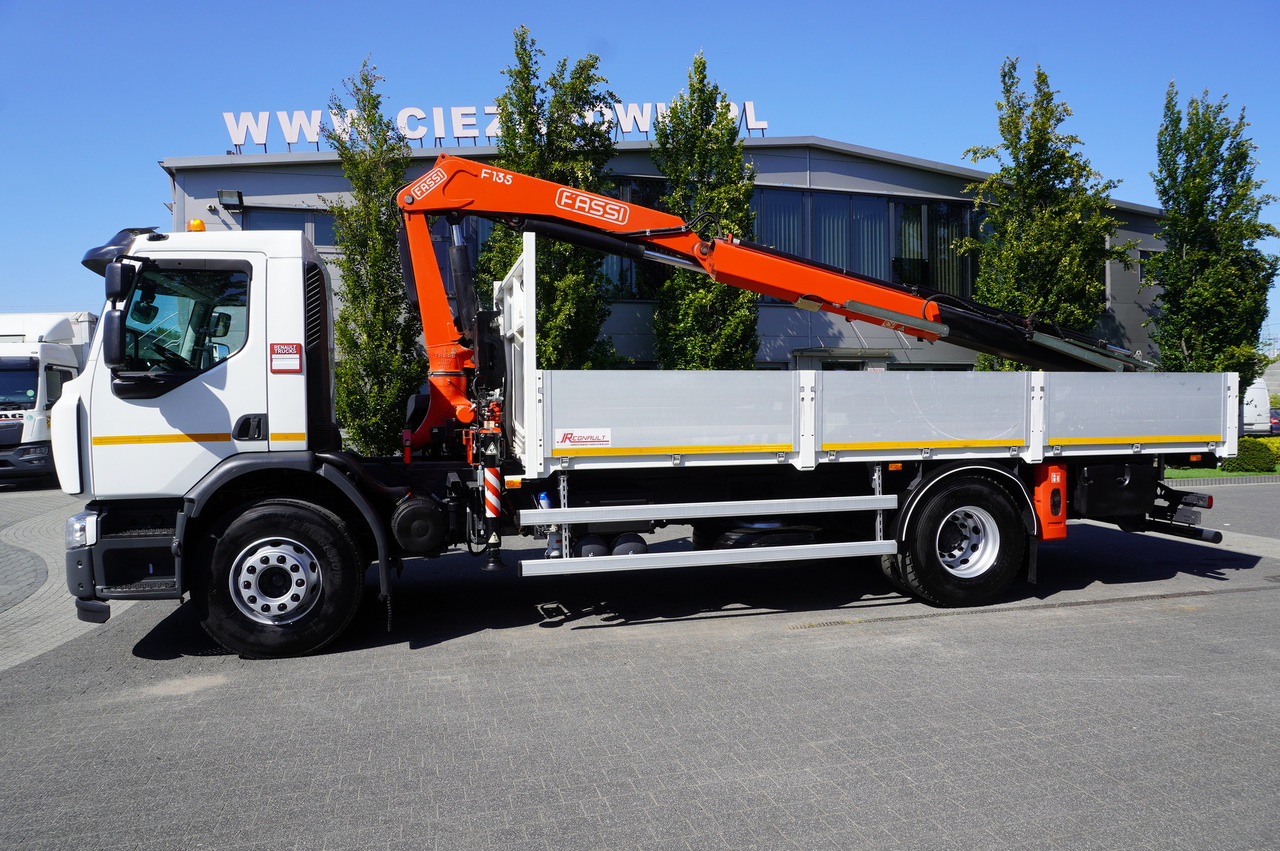 RENAULT C280 DTI 8 / FASSI crane 5.6 T / range 8 m / Flatbed 15 EPAL - شاحنات مسطحة, شاحنة كرين: صور 4 RENAULT C280 DTI 8 / FASSI crane 5.6 T / range 8 m / Flatbed 15 EPAL - شاحنات مسطحة, شاحنة كرين: صور 4