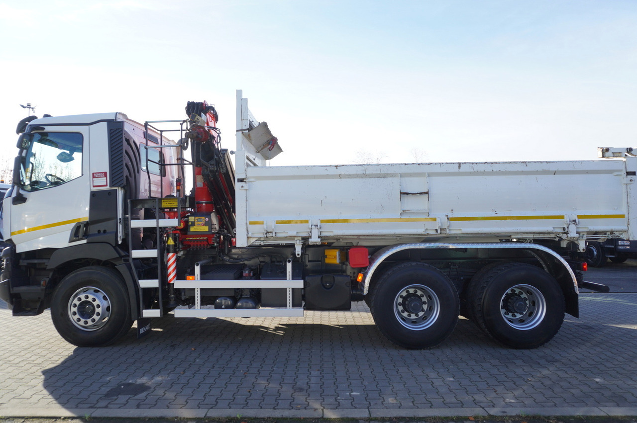 RENAULT C380 E6 6×4 / HDS Fassi F135 2700 MTH / Range 8 m / 5.6 t lifting capacity / 3-side tipper / Bortmatic - قلابات, شاحنة كرين: صور 5 RENAULT C380 E6 6×4 / HDS Fassi F135 2700 MTH / Range 8 m / 5.6 t lifting capacity / 3-side tipper / Bortmatic - قلابات, شاحنة كرين: صور 5