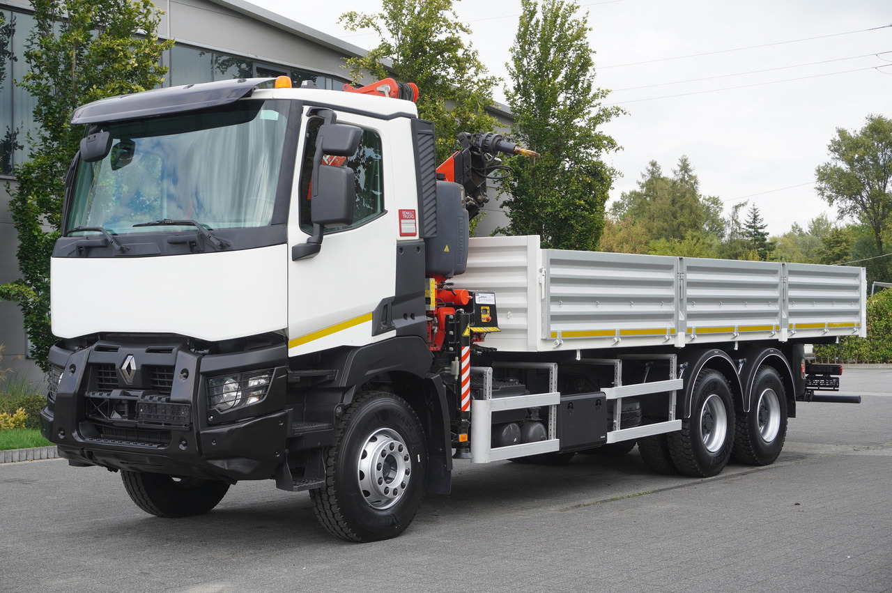 RENAULT K380 6×4 / FASSI F175 crane 7.85 t / 120 thousand km! / 2-sided tipper - شاحنة كرين: صور 3 RENAULT K380 6×4 / FASSI F175 crane 7.85 t / 120 thousand km! / 2-sided tipper - شاحنة كرين: صور 3