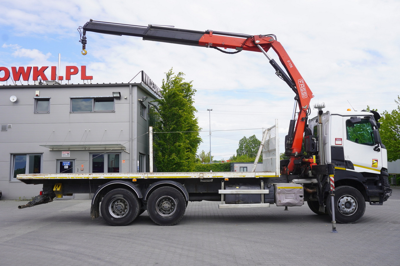RENAULT K380 6x4 / FASSI F175 crane 7.85 t / 120 thousand km! - شاحنات مسطحة, شاحنة كرين: صور 5 RENAULT K380 6x4 / FASSI F175 crane 7.85 t / 120 thousand km! - شاحنات مسطحة, شاحنة كرين: صور 5