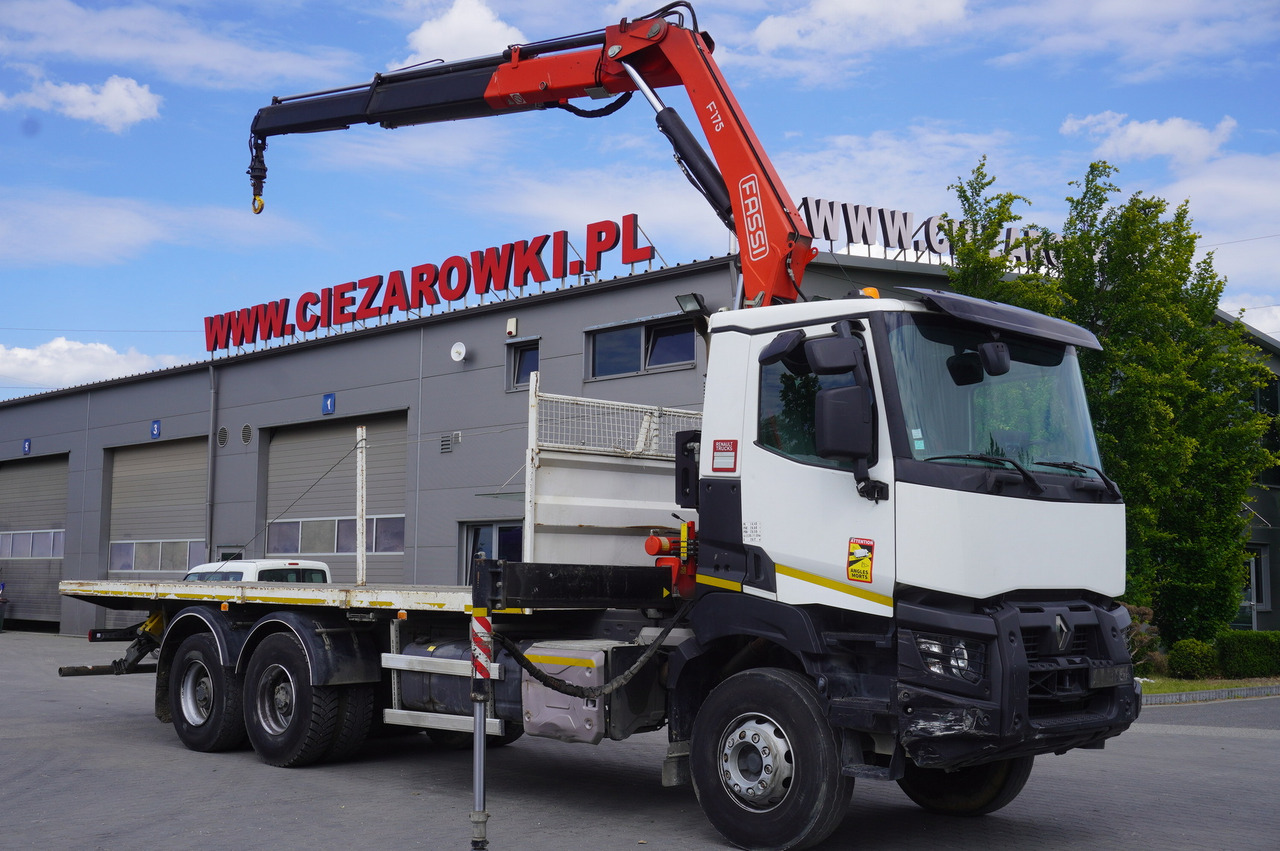 RENAULT K380 6x4 / FASSI F175 crane 7.85 t / 120 thousand km! - شاحنة كرين: صور 1 RENAULT K380 6x4 / FASSI F175 crane 7.85 t / 120 thousand km! - شاحنة كرين: صور 1