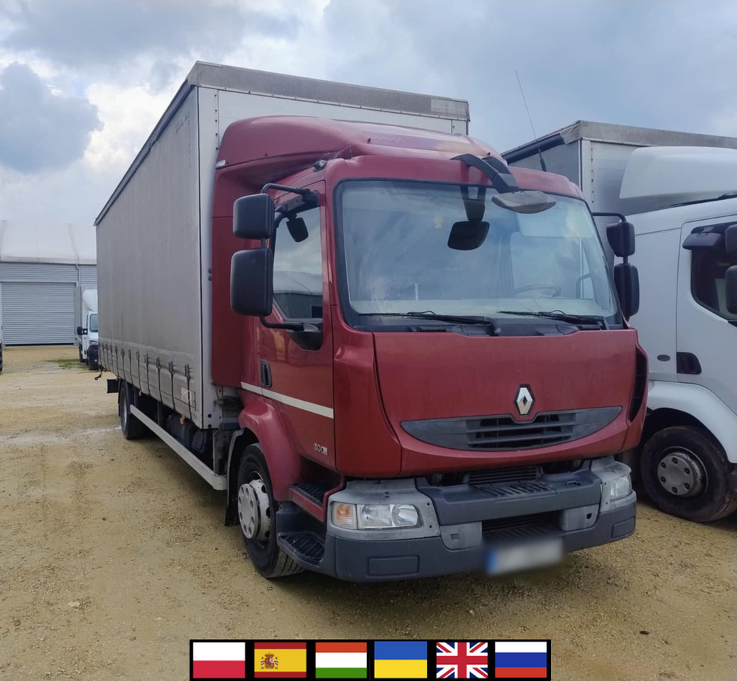RENAULT Midlum 300 / Curtain 18 EPAL / Sleeping cab - شاحنة ستارة: صور 1 RENAULT Midlum 300 / Curtain 18 EPAL / Sleeping cab - شاحنة ستارة: صور 1