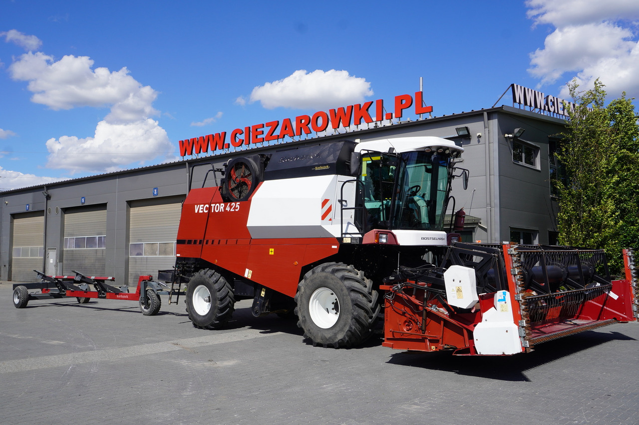 ROSTSELMASH VECTOR 425 RSM-101 grain harvester + Header 5 m + rapeseed harvesting extension / 2300 MTH - حصادة شاملة: صور 2 ROSTSELMASH VECTOR 425 RSM-101 grain harvester + Header 5 m + rapeseed harvesting extension / 2300 MTH - حصادة شاملة: صور 2