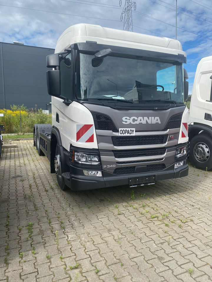 SCANIA P 340 B6x2*4NA / chassis frame / steering axle / CNG / large cab / 8 units - الشاسيه شاحنة: صور 1 SCANIA P 340 B6x2*4NA / chassis frame / steering axle / CNG / large cab / 8 units - الشاسيه شاحنة: صور 1