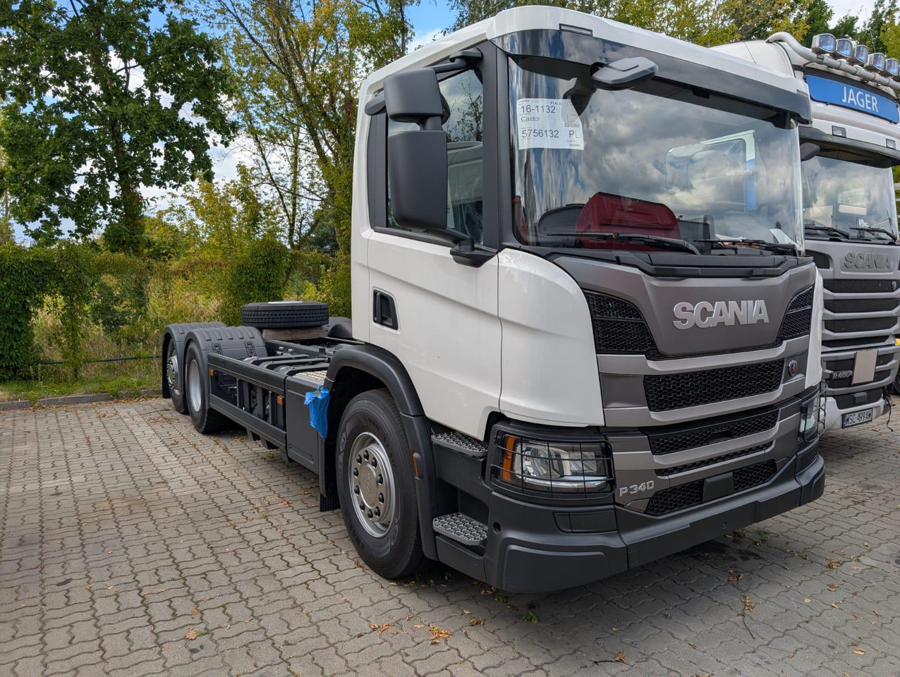 SCANIA P 340 B6x2*4NA / chassis frame / steering axle / CNG - الشاسيه شاحنة: صور 2 SCANIA P 340 B6x2*4NA / chassis frame / steering axle / CNG - الشاسيه شاحنة: صور 2