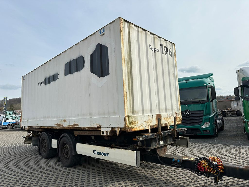 Krone ZZ 18- BDF Containerchassi Scheibenbremsen - - شاحنات الحاويات/ جسم علوي قابل للتغيير مقطورة: صور 1 Krone ZZ 18- BDF Containerchassi Scheibenbremsen - - شاحنات الحاويات/ جسم علوي قابل للتغيير مقطورة: صور 1