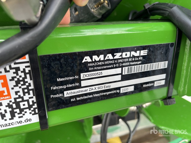 2022 Amazone ZA-X 903 Easy Fertilizer Spreader - التقطيع جزازة/ ماكينات قطع الحشائش: صور 3 2022 Amazone ZA-X 903 Easy Fertilizer Spreader - التقطيع جزازة/ ماكينات قطع الحشائش: صور 3