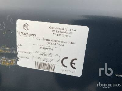 SIEGER MSBW 2200 MM (Unused) - بكت: صور 5 SIEGER MSBW 2200 MM (Unused) - بكت: صور 5