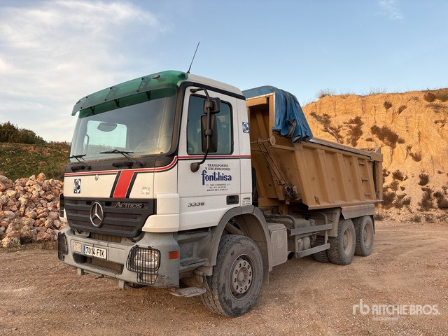 2007 Mercedes Benz Actros 3336K 6x4 T/A Dump Truck - قلابات: صور 1 2007 Mercedes Benz Actros 3336K 6x4 T/A Dump Truck - قلابات: صور 1