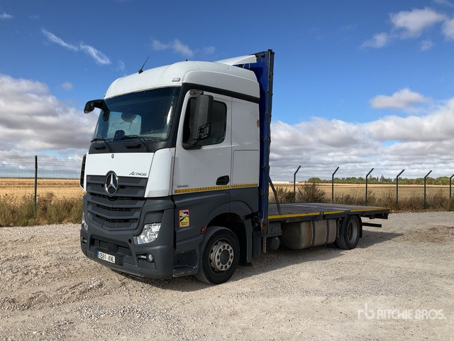 2018 Mercedes-Benz Actros 1846L 4x2 Flatbed Truck - شاحنات مسطحة: صور 1 2018 Mercedes-Benz Actros 1846L 4x2 Flatbed Truck - شاحنات مسطحة: صور 1