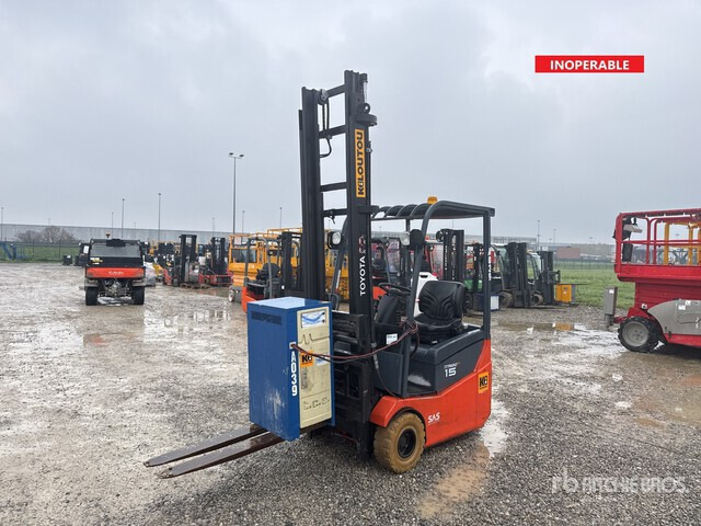 2012 Toyota 7FBEST15 1500 kg (Inoperable) Electric Forklift - رافعة شوكية: صور 1 2012 Toyota 7FBEST15 1500 kg (Inoperable) Electric Forklift - رافعة شوكية: صور 1
