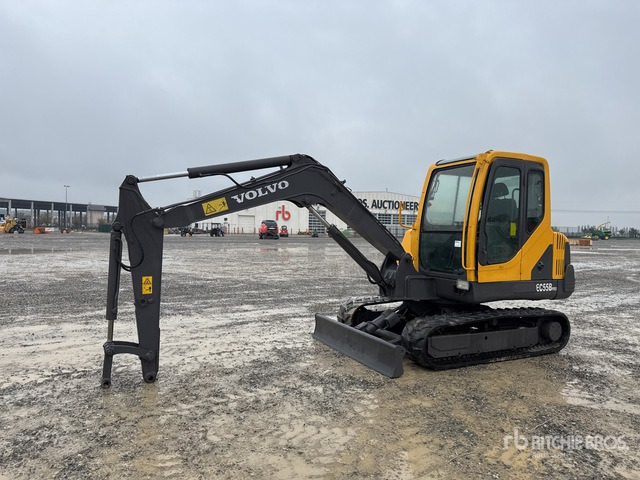 2015 Volvo EC55B Mini Excavator: <6.6t - حفارة مصغرة: صور 2 2015 Volvo EC55B Mini Excavator: <6.6t - حفارة مصغرة: صور 2