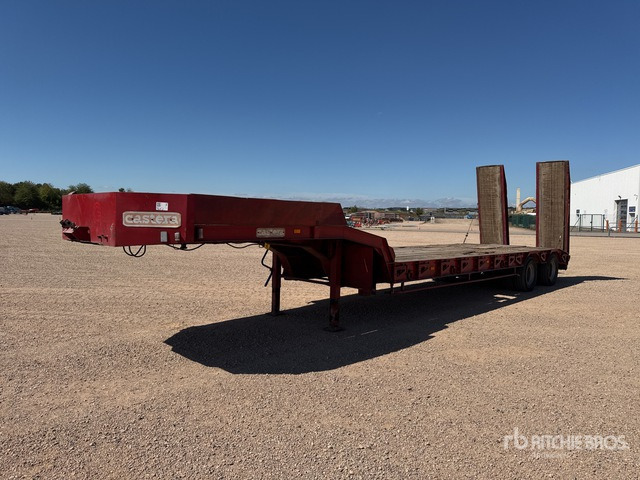 1989 Castera RSTP25 T/A Semi-Remorque Porte-Engins ... Lowboy Trailer - عربة مسطحة منخفضة نصف مقطورة: صور 2 1989 Castera RSTP25 T/A Semi-Remorque Porte-Engins ... Lowboy Trailer - عربة مسطحة منخفضة نصف مقطورة: صور 2