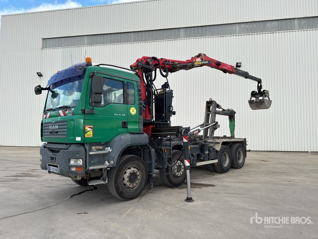 2006 MAN TGA 35.350 8x4 Camion Ampliroll Grue Palfi ... Roll-Off Truck - شاحنة ذات الخطاف, شاحنة كرين: صور 2 2006 MAN TGA 35.350 8x4 Camion Ampliroll Grue Palfi ... Roll-Off Truck - شاحنة ذات الخطاف, شاحنة كرين: صور 2