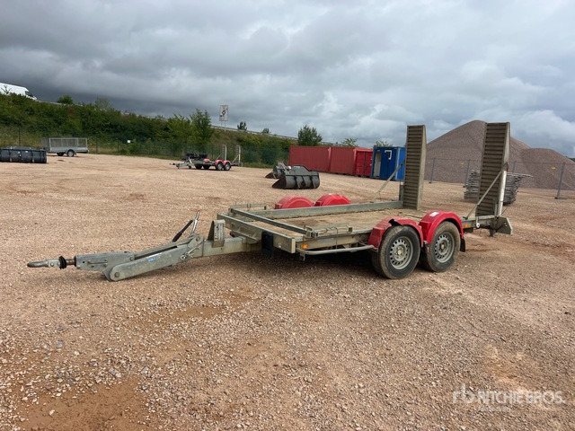 2007 Hubiere TPG352R 2800 kg T/A Remorque Equipment Trailer - عربة مسطحة منخفضة مقطورة: صور 1 2007 Hubiere TPG352R 2800 kg T/A Remorque Equipment Trailer - عربة مسطحة منخفضة مقطورة: صور 1