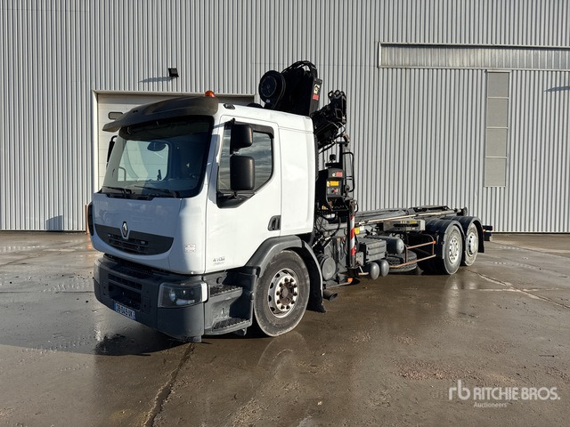 2007 Renault Premium 6x2 Camion Ampliroll 6x2 Roll-Off Truck - شاحنة ذات الخطاف, شاحنة كرين: صور 1 2007 Renault Premium 6x2 Camion Ampliroll 6x2 Roll-Off Truck - شاحنة ذات الخطاف, شاحنة كرين: صور 1