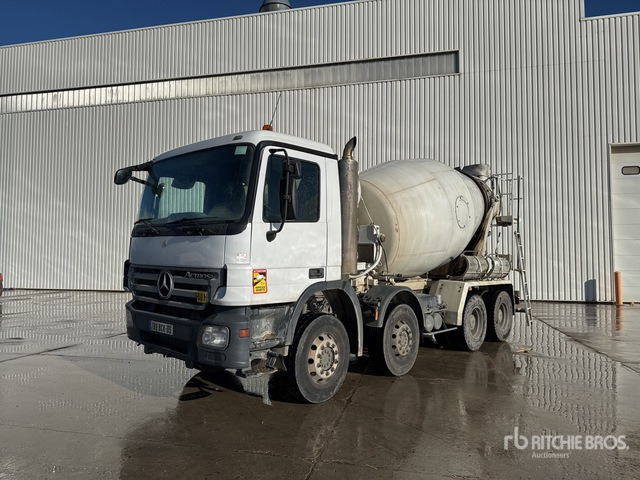 2008 Mercedes-Benz Actros 8x4 Camion Malaxeur 8x4 Mixer Truck - شاحنة خلاطة خرسانة: صور 1 2008 Mercedes-Benz Actros 8x4 Camion Malaxeur 8x4 Mixer Truck - شاحنة خلاطة خرسانة: صور 1