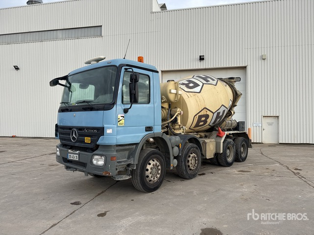 2008 Mercedes-Benz Actros 8x4 Camion Malaxeur 8x4 Mixer Truck - شاحنة خلاطة خرسانة: صور 1 2008 Mercedes-Benz Actros 8x4 Camion Malaxeur 8x4 Mixer Truck - شاحنة خلاطة خرسانة: صور 1