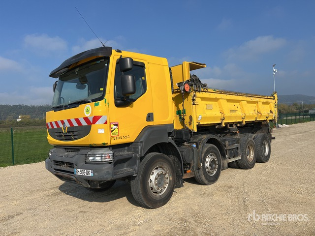 2008 Renault Kerax 450.32 8x4 Crew Cab Camion Benne Tri/A Dump Truck - قلابات: صور 1 2008 Renault Kerax 450.32 8x4 Crew Cab Camion Benne Tri/A Dump Truck - قلابات: صور 1