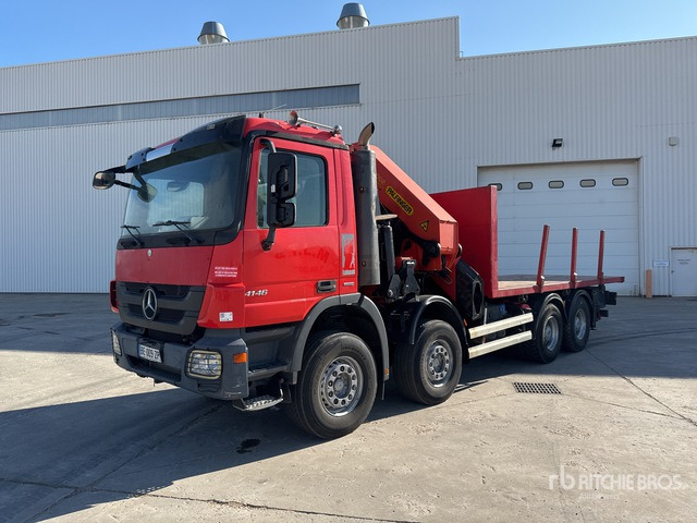 2010 Mercedes-Benz Actros 4146 2005 Palfinger PK56002 17420 kg ... Flatbed Truck with Crane - التقطيع جزازة/ ماكينات قطع الحشائش: صور 1 2010 Mercedes-Benz Actros 4146 2005 Palfinger PK56002 17420 kg ... Flatbed Truck with Crane - التقطيع جزازة/ ماكينات قطع الحشائش: صور 1