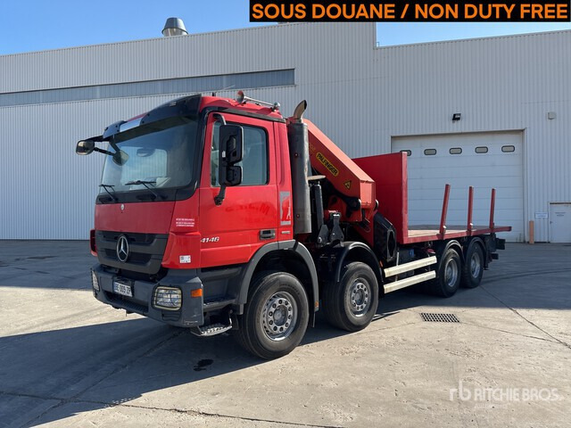 2010 Mercedes-Benz Actros 4146 2005 Palfinger PK56002 17420 kg ... Flatbed Truck with Crane - شاحنات مسطحة, شاحنة كرين: صور 2 2010 Mercedes-Benz Actros 4146 2005 Palfinger PK56002 17420 kg ... Flatbed Truck with Crane - شاحنات مسطحة, شاحنة كرين: صور 2