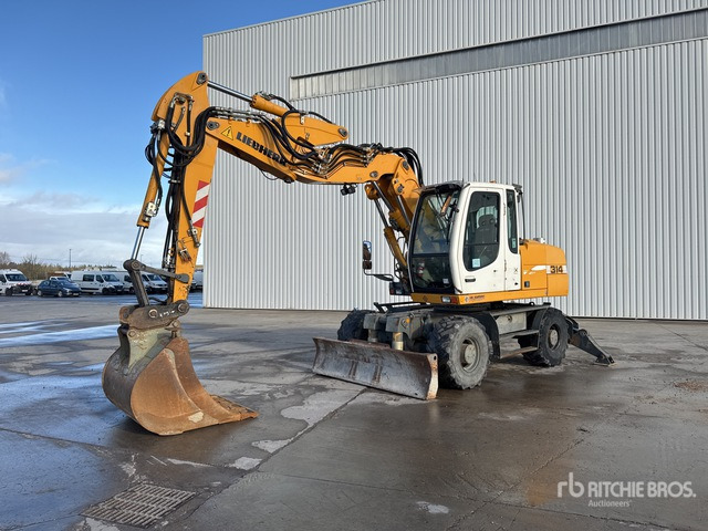 2012 Liebherr A314 Litronic Pelle Sur Pneus Wheel Excavator - حفارة على عجلات: صور 1 2012 Liebherr A314 Litronic Pelle Sur Pneus Wheel Excavator - حفارة على عجلات: صور 1