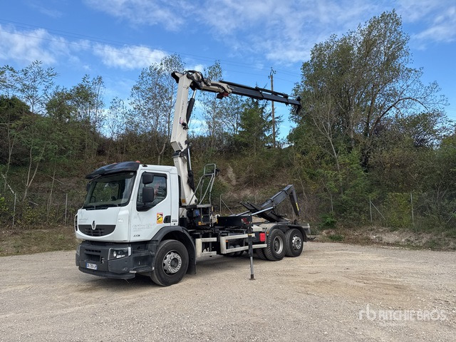 2013 Renault Premium Lander 430DXi 6x2 Camion Ampliroll Avec Grue ... Roll-Off Truck - شاحنة ذات الخطاف: صور 3 2013 Renault Premium Lander 430DXi 6x2 Camion Ampliroll Avec Grue ... Roll-Off Truck - شاحنة ذات الخطاف: صور 3