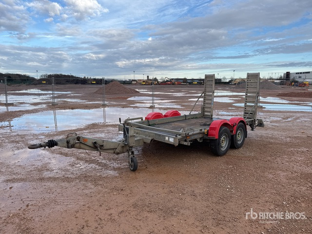 Hubiere H212L14CF Equipment Trailer - عربة مسطحة منخفضة مقطورة: صور 1 Hubiere H212L14CF Equipment Trailer - عربة مسطحة منخفضة مقطورة: صور 1