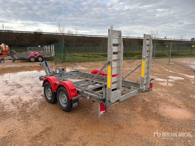 Hubiere H212T14CF Equipment Trailer - عربة مسطحة منخفضة مقطورة: صور 2 Hubiere H212T14CF Equipment Trailer - عربة مسطحة منخفضة مقطورة: صور 2