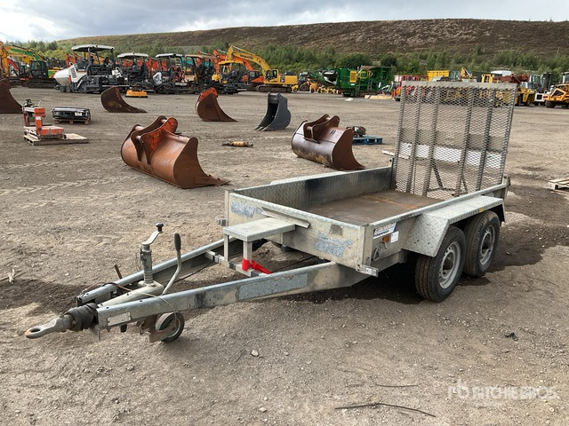 2012 Indespension AD2000 T/A Equipment Trailer - عربة مسطحة منخفضة مقطورة: صور 2 2012 Indespension AD2000 T/A Equipment Trailer - عربة مسطحة منخفضة مقطورة: صور 2