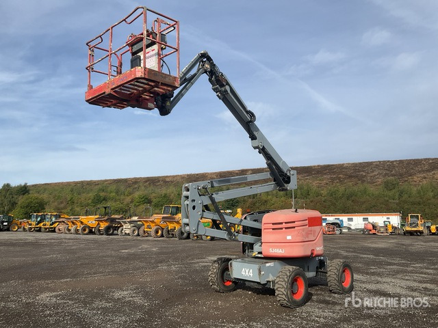 رافعات سلة مفصلية 2014 Skyjack SJ46AJ 4WD Diesel Articulating Boom Lift: صور 1
