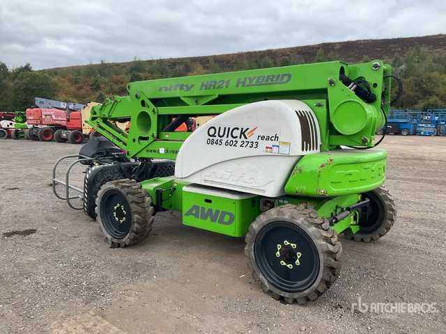 2016 Nifty HR21 4WD Hybrid (Inoperable) Articulating Boom Lift - رافعات سلة مفصلية: صور 4 2016 Nifty HR21 4WD Hybrid (Inoperable) Articulating Boom Lift - رافعات سلة مفصلية: صور 4