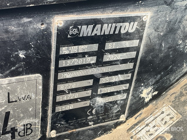 2019 Manitou MT1335 Telehandler - رافعة تلسكوبية: صور 2 2019 Manitou MT1335 Telehandler - رافعة تلسكوبية: صور 2