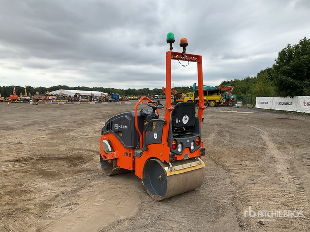 2022 Hamm HD8VV Double Drum Roller - مدحلة الأسفلت: صور 3 2022 Hamm HD8VV Double Drum Roller - مدحلة الأسفلت: صور 3