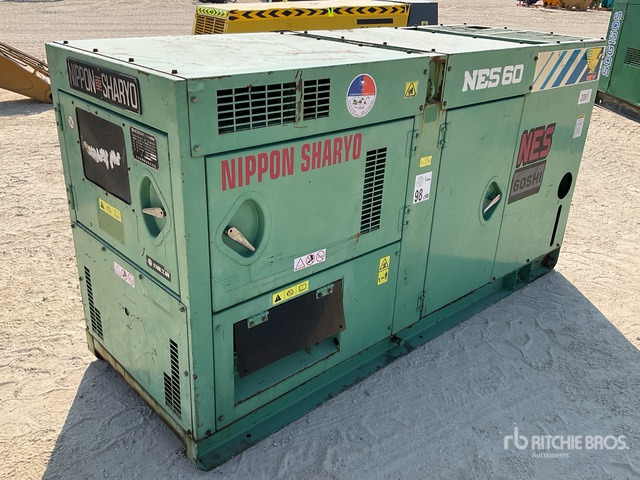 1990 Nippon Sharyo NES60SHI 50 kVA Skid-Mounted Generator Set - مجموعة المولدات: صور 1 1990 Nippon Sharyo NES60SHI 50 kVA Skid-Mounted Generator Set - مجموعة المولدات: صور 1