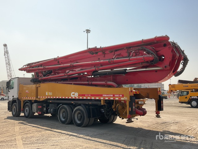 2019 Mercedes Benz Actros 4144 2019 Sany SYM5449THB 56 m on 8x ... Concrete Pump Truck - مضخة خرسانة: صور 4 2019 Mercedes Benz Actros 4144 2019 Sany SYM5449THB 56 m on 8x ... Concrete Pump Truck - مضخة خرسانة: صور 4